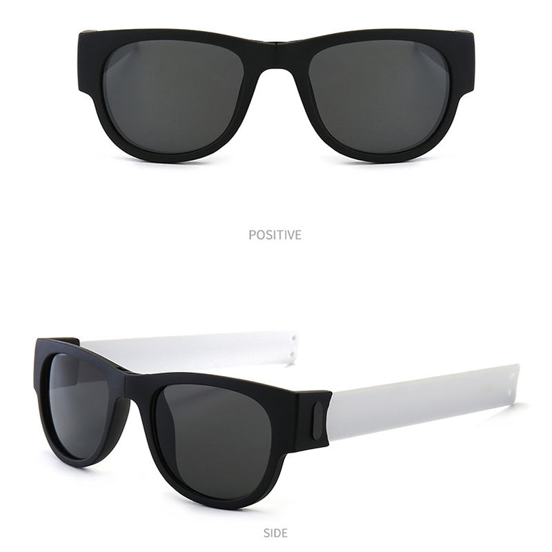Folding Sunglasses with Slap Bracelet