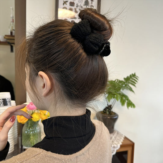 Wool Bow Headdress Hairpin (2 PCS)