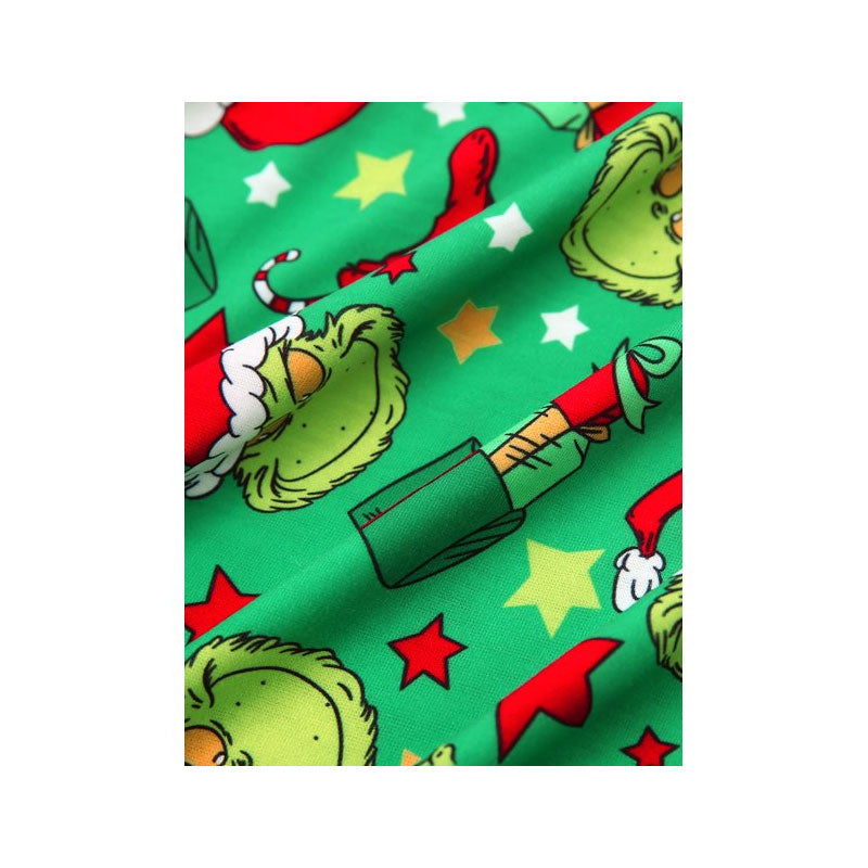Family Christmas Grinch 2-Piece Pajama Set