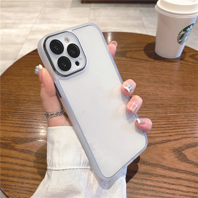 Acrylic Transparent Phone Case With Lens