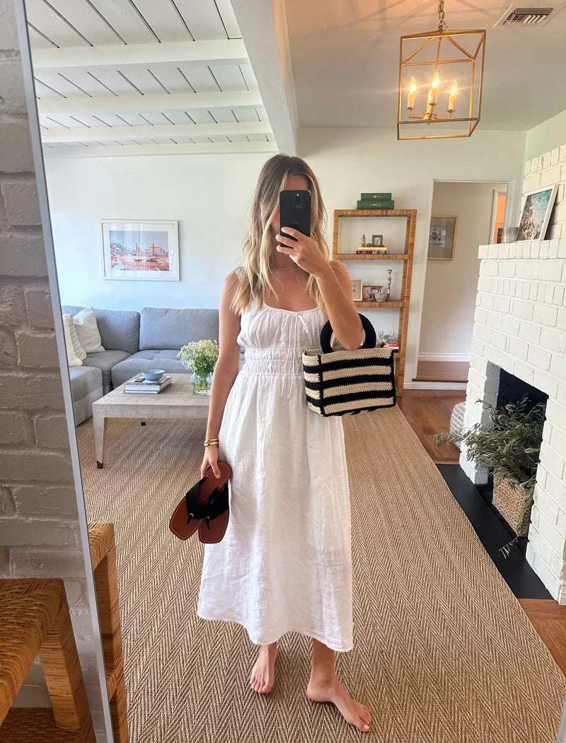 🔥2023 New Smocked Linen Dress