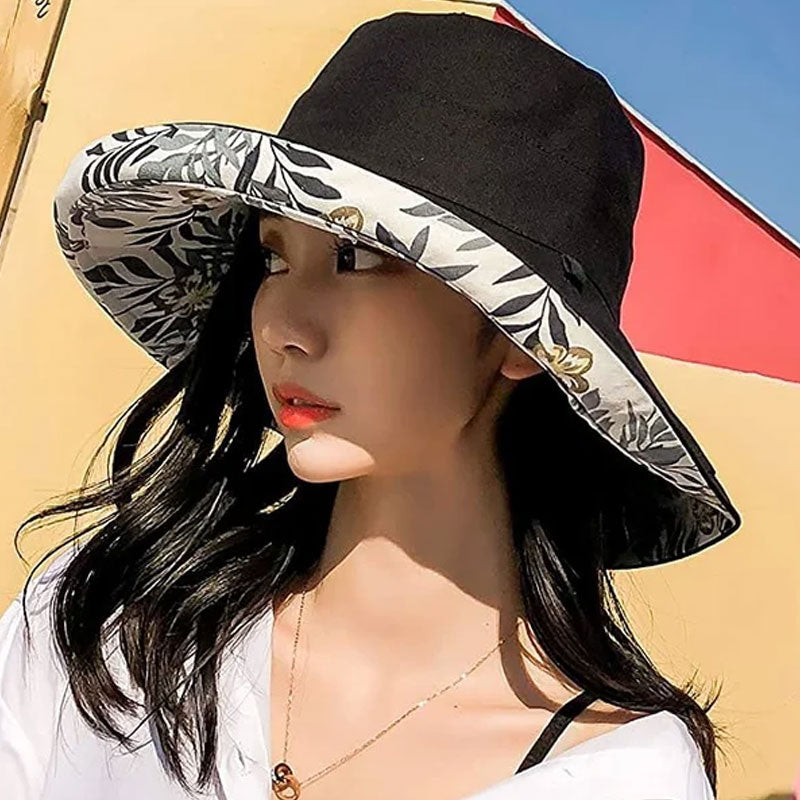 Wide Brim Cotton Summer Hat