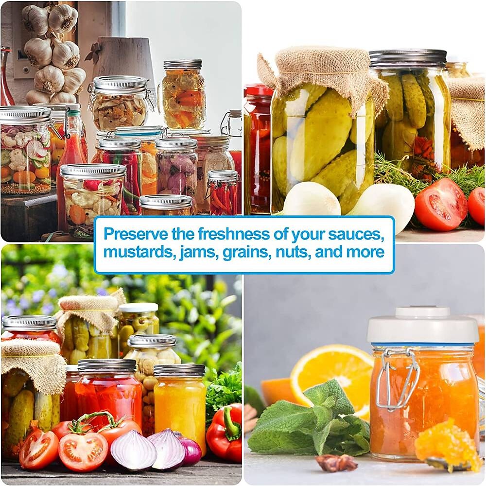 Mason Jar Sealer Vacuum Sealing Kit