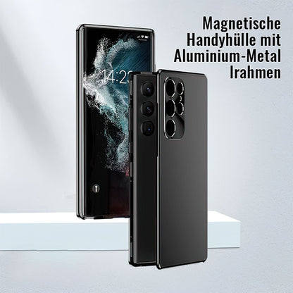 Magnetische Handyhülle mit Aluminium-Metallrahmen