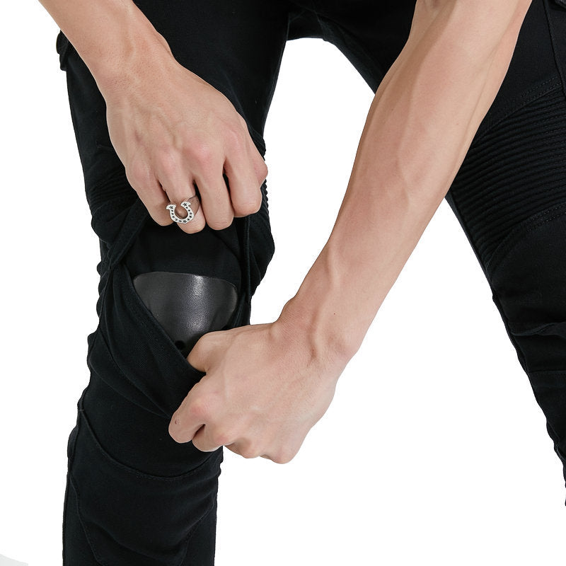 Cargo Multi Pocket Motorcycle Jeans