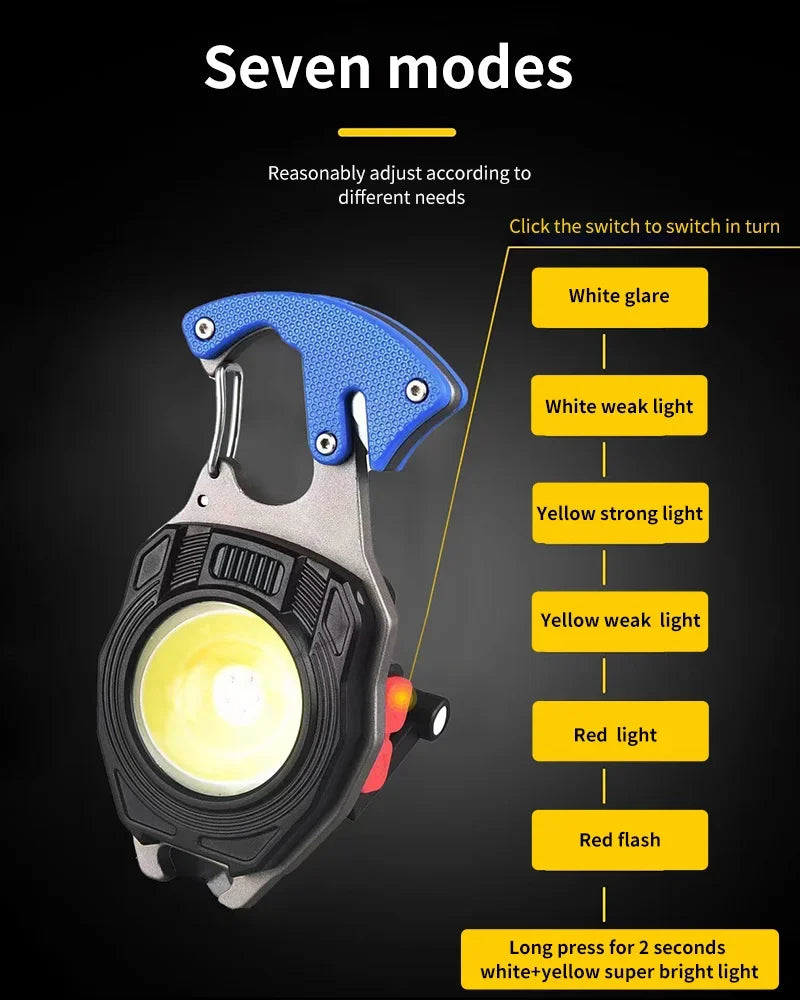 💡2023 New Arrival Upgrade 8 in 1 Multifunctional Portable Emergency Light