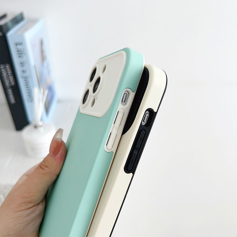 Big Window Silicone 2 In 1 Mobile Phone Case