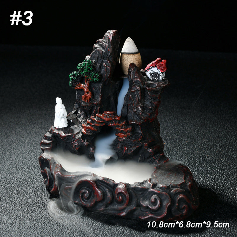 Kreative Weihrauchbrenner-Ornamente aus Kunstharz/Backflow incense burner