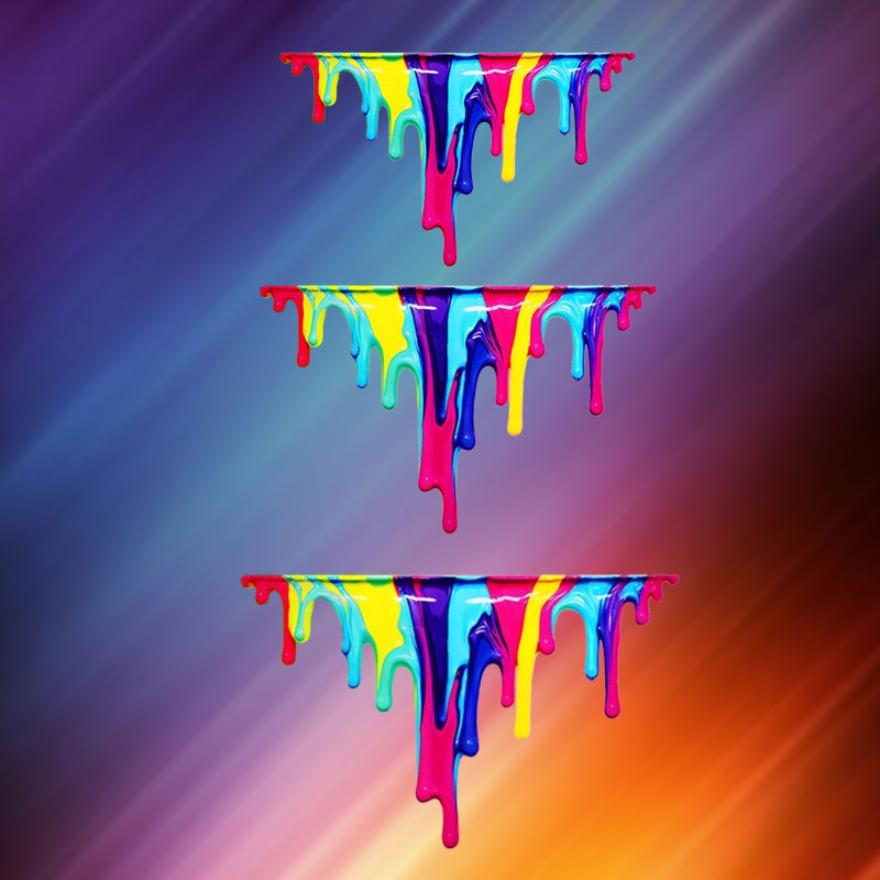 Pegatinas Decorativas De Pintura De Color Para Coche/Colorful fluid paint reflective car stickers