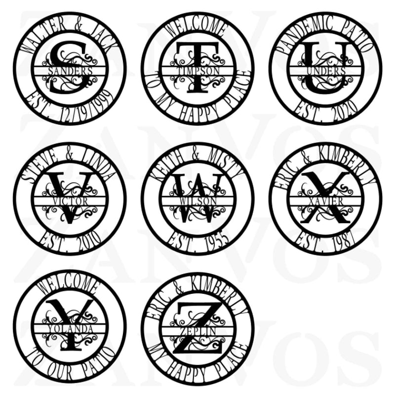 Elaborate Name - Steel Sign