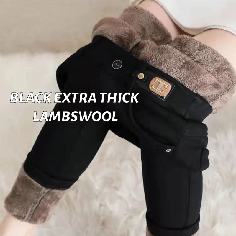 Extra Thick Plush Slim Fit Stretch Pants
