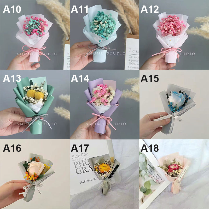 Auto dekorative Trockenblumen-Aromatherapie（2er-Pack）/Dried flower aromatherapy for car air outlet decoration