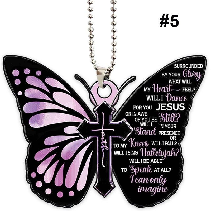Car Interior Butterfly Pendant