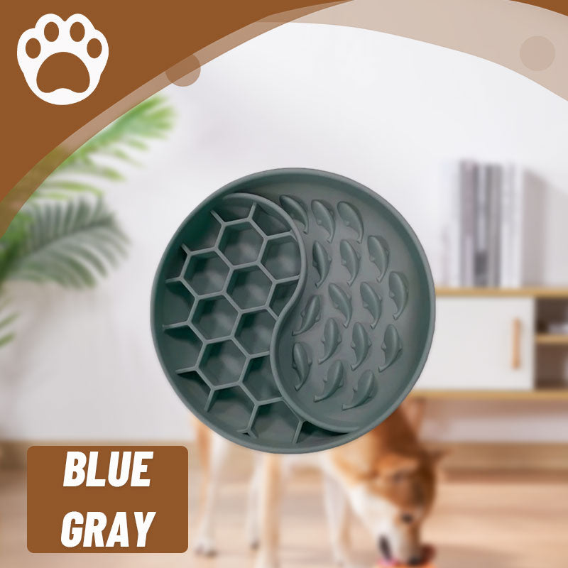 Anti-choking Slow Food Dog Bowl Plates