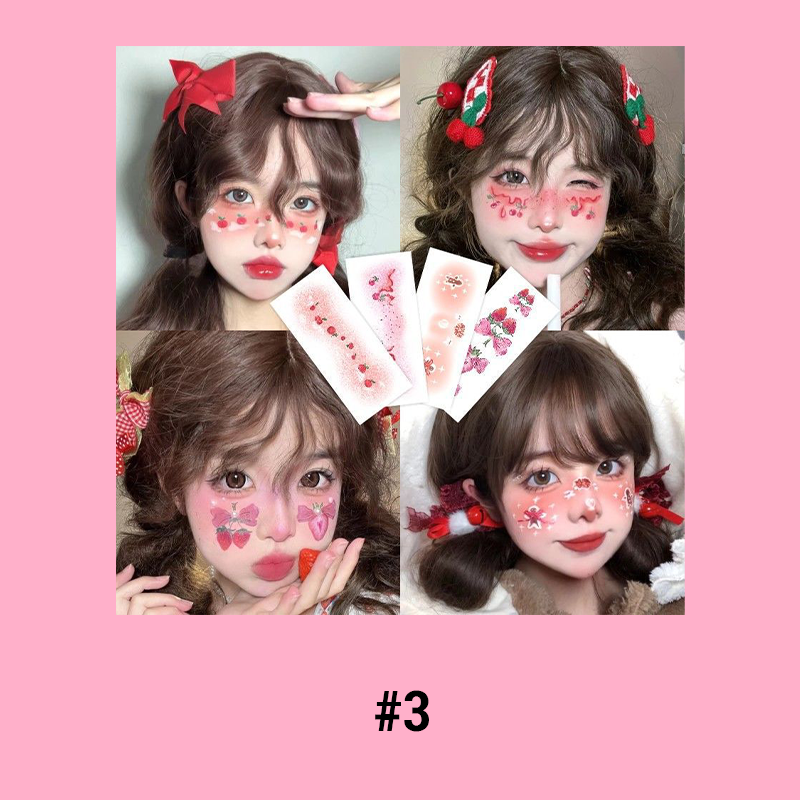 Christmas Makeup Tattoo Stickers