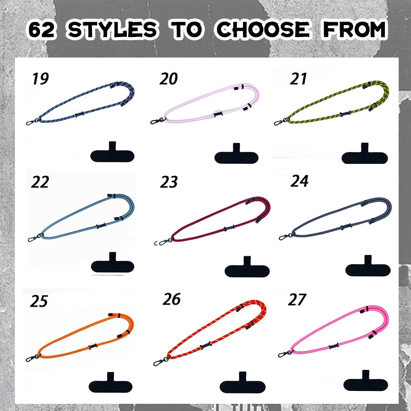 Adjustable Mobile Phone Lanyard With Spacer