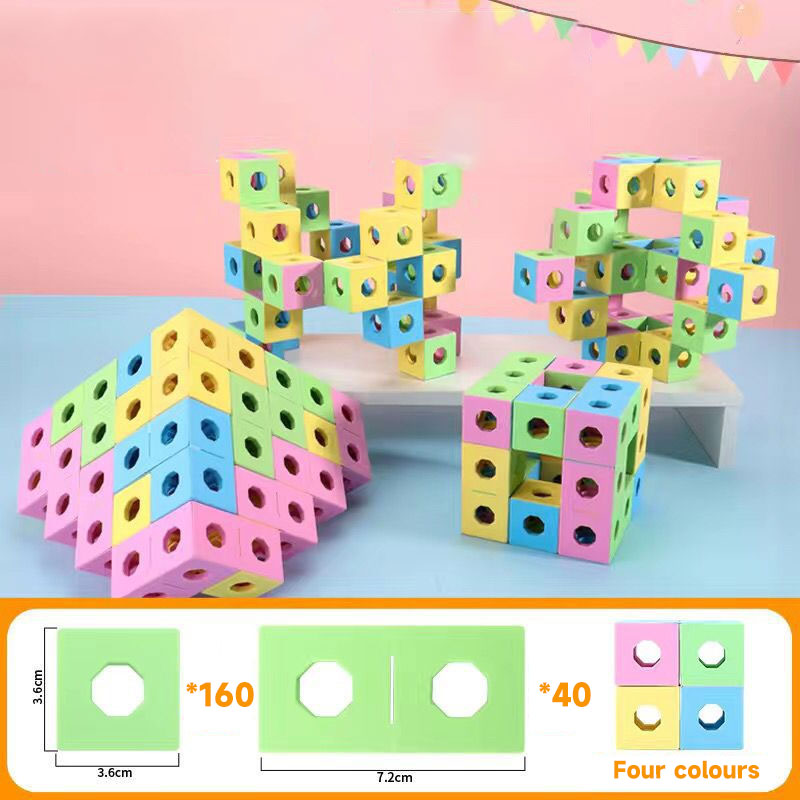Ghost Rubik's Cube Geometric Building Blocks