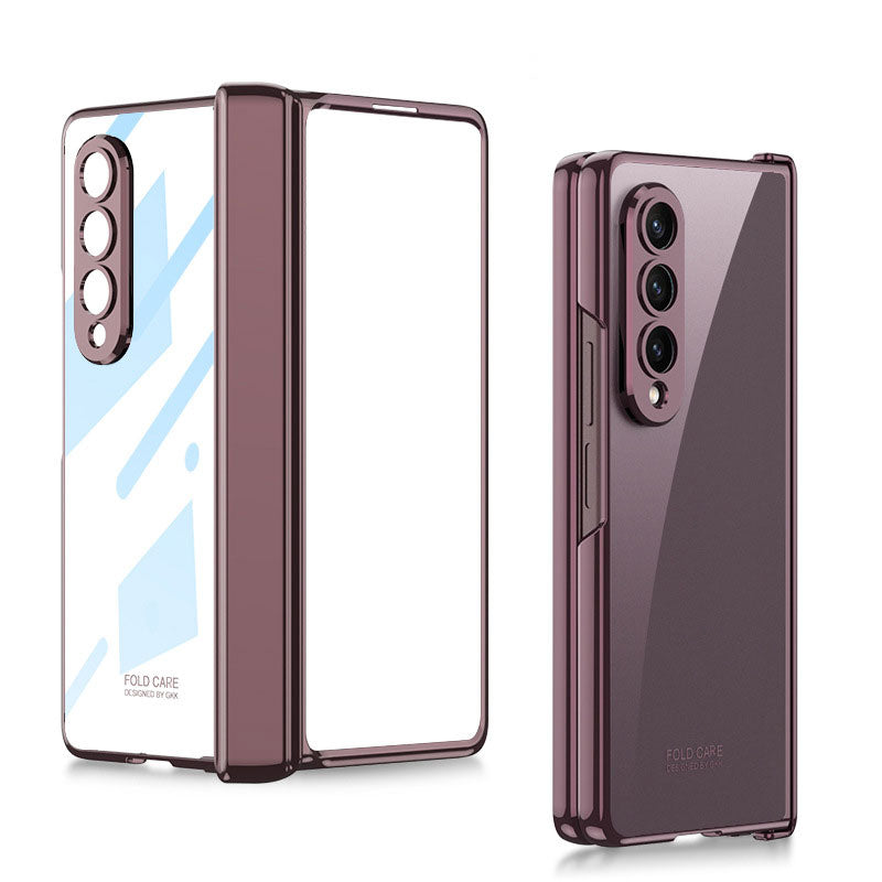 Transparent Magnetic Hinge Phone Case