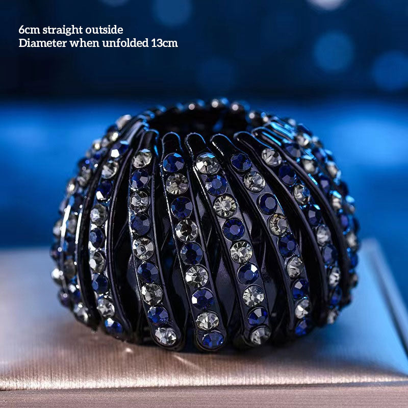 Rhinestone Bird'S Nest Curler