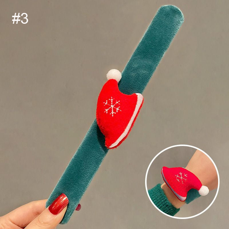 Christmas Snap Ring Buckle Bracelet