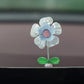 Car Center Console Shaking Head Flower Ornament（5 Pcs)