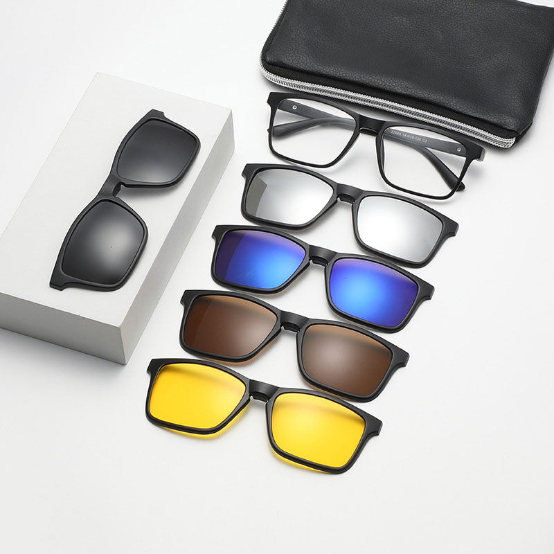 5 In 1 Magnetic Sleeve Sunglasses