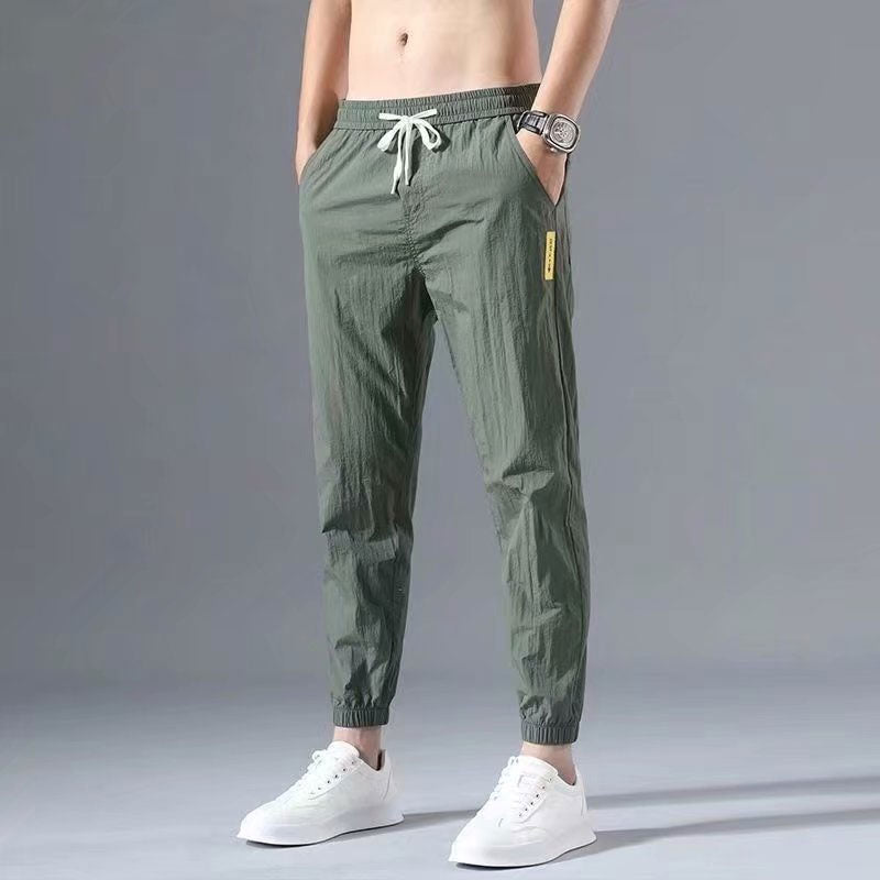 Men'S Summer Ice Silk Pants