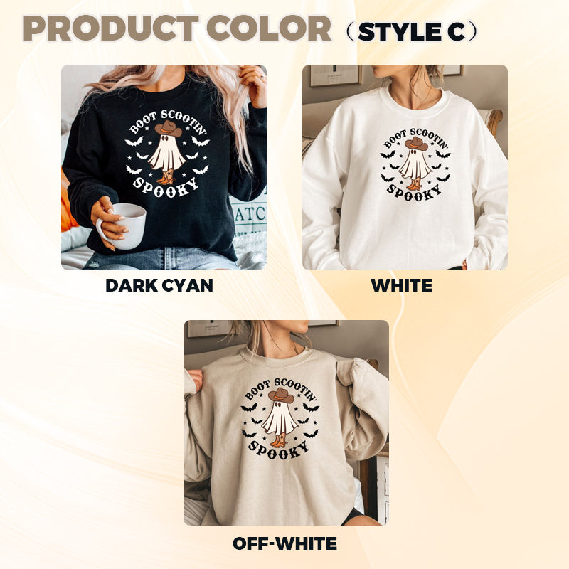 College Style Round Neck Sweatshirt