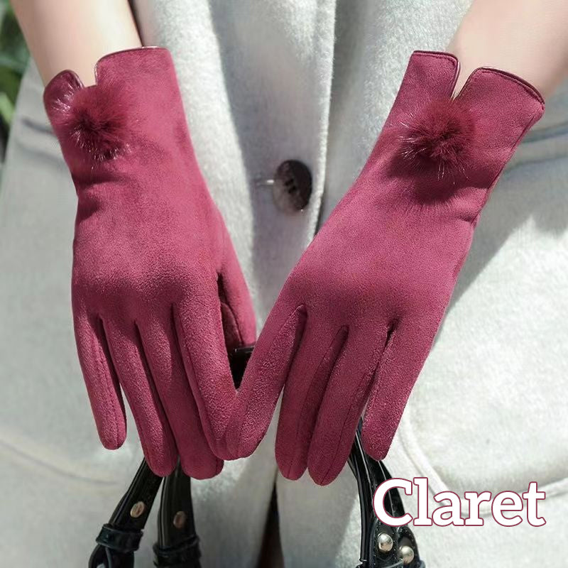 Suede Touchscreen Gloves