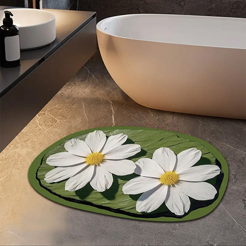 3D Flower Non-Slip Silicon Floor Mat