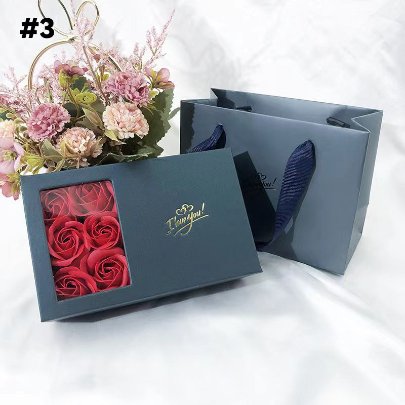 Six Roses Jewelry Box