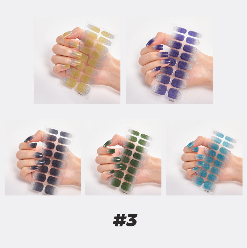 Semi-Cured Gel Nail Patch + UV Lamp