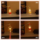 Retro Tassel Luminous Lantern Hairpin