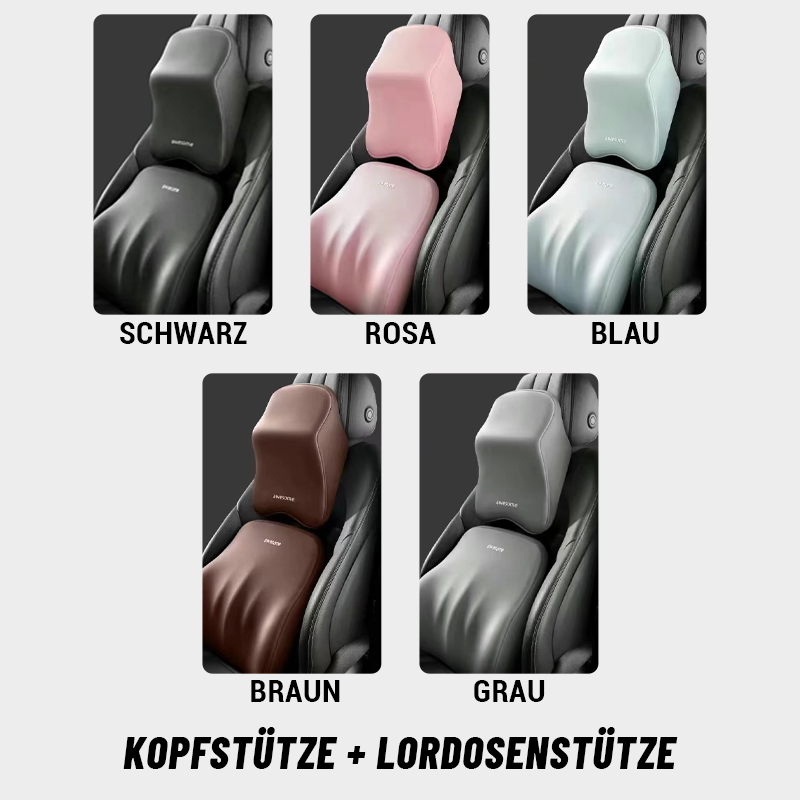 Auto-Kopfstützen- und Taillenstützenset/Car headrest and waist support set