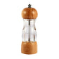 New Rubber Wood Transparent Pepper Grinder