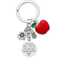 Teacher's Day Valentine's Day Gift Stainless Steel Keychain