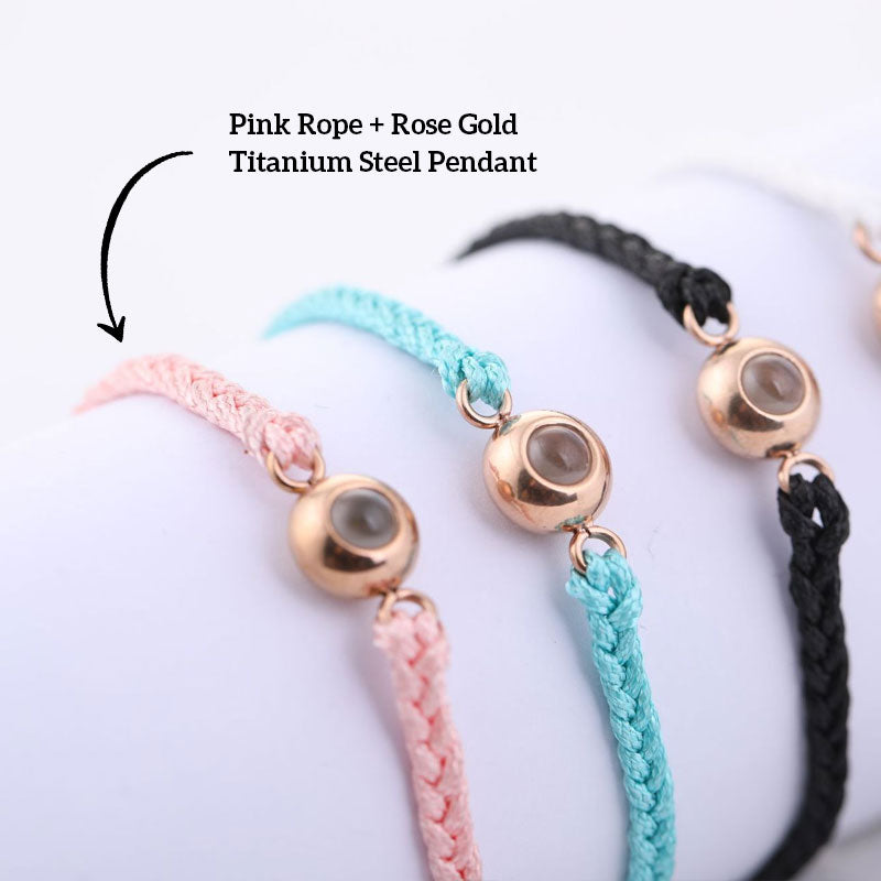 Personalized Photo Projection Bracelet