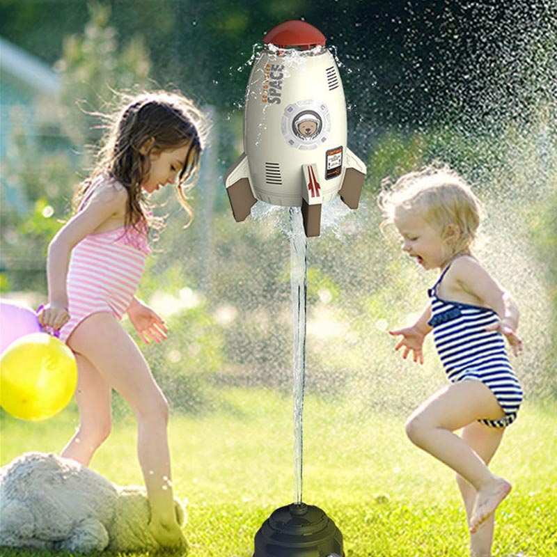 Flying Water Spray Rocket Toy