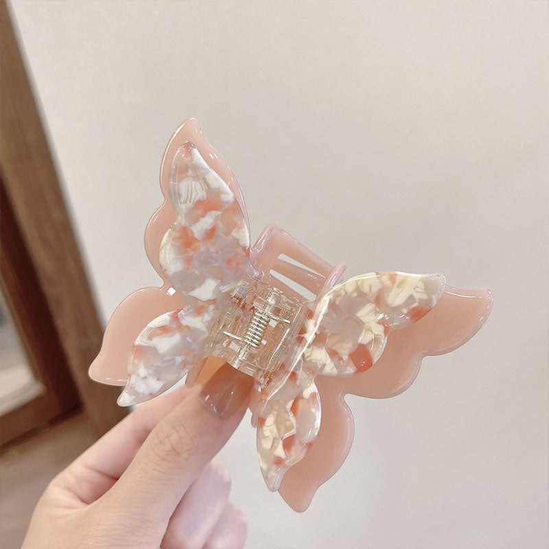 Double Layer Butterfly Hair Clips