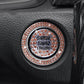 Car One-Button Start Rhinestone Decorative Sticker