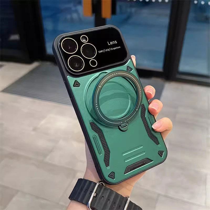 Large Window Swivel Bracket Mobile Phone Case