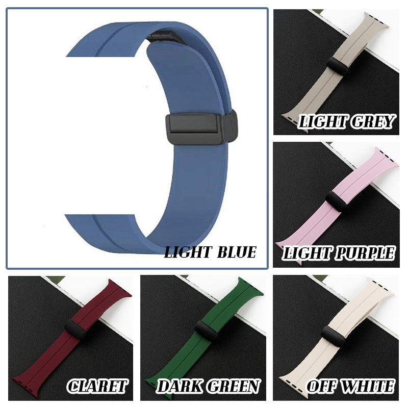 Silicone Magnetic Folding Band For Watch