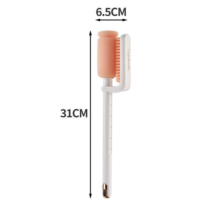 Three-In-One Double-Head Telescopic Cup Brush