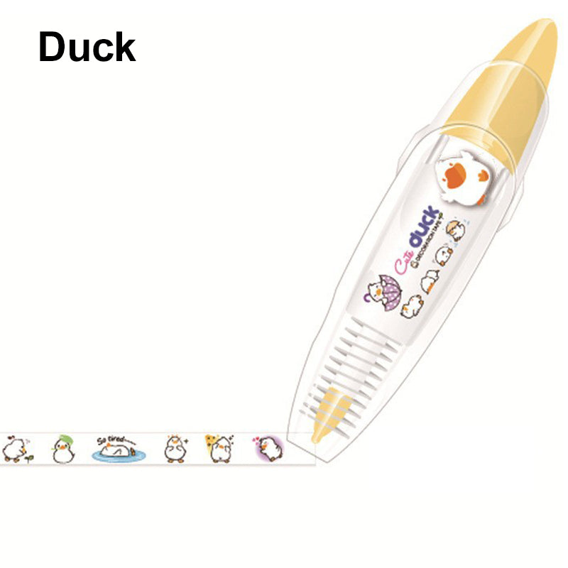 DIY Cute Animals Press Type Decorative Pen🔥Buy More Save More