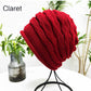 Pleated Hem Knitted Cold Hat