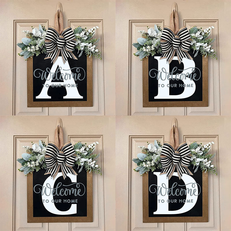 Wooden Letter Front Door Decoration Hanging Sign