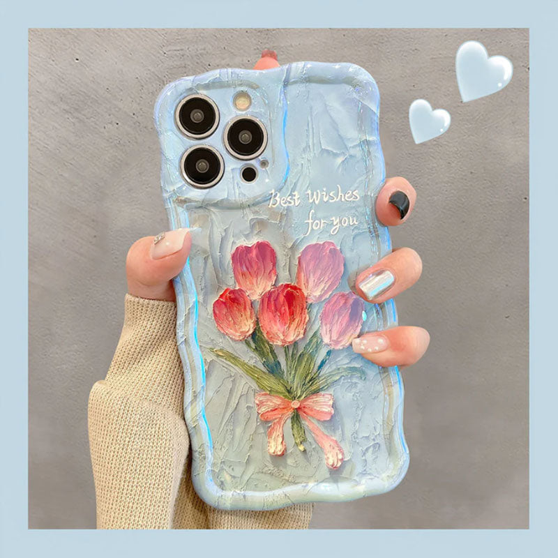 Oil Painting Flower Mobile Phone Case