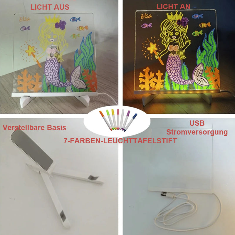 ✨LED Notiztafel mit Farben🎨/✨LED Color Note Board🎨