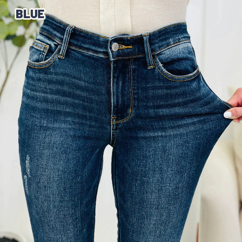 2023 High Elastic Slim Fit Jeans