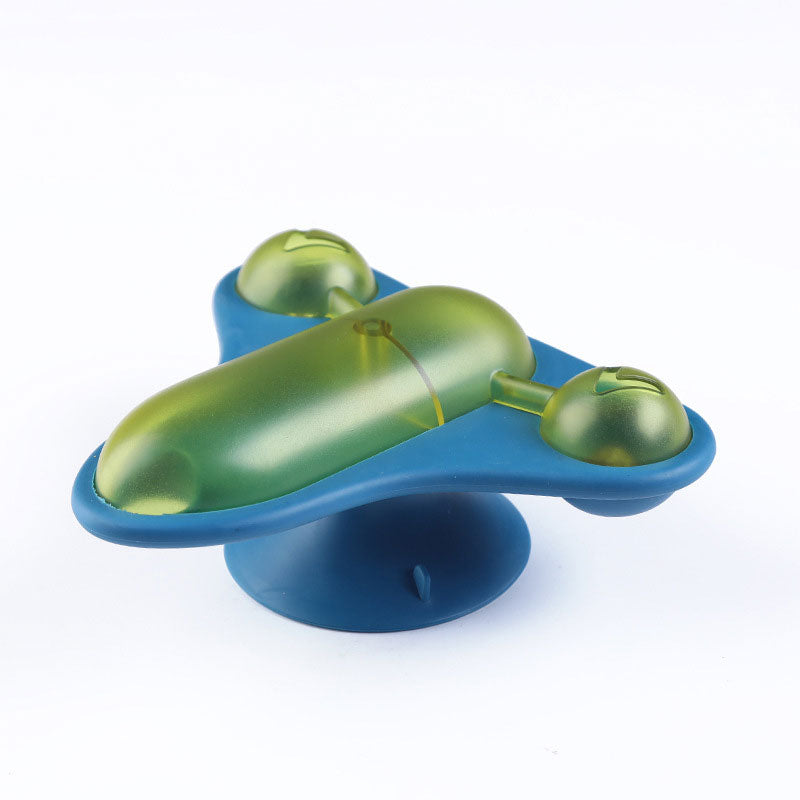 Pet Rotating Airplane Leakage Toy